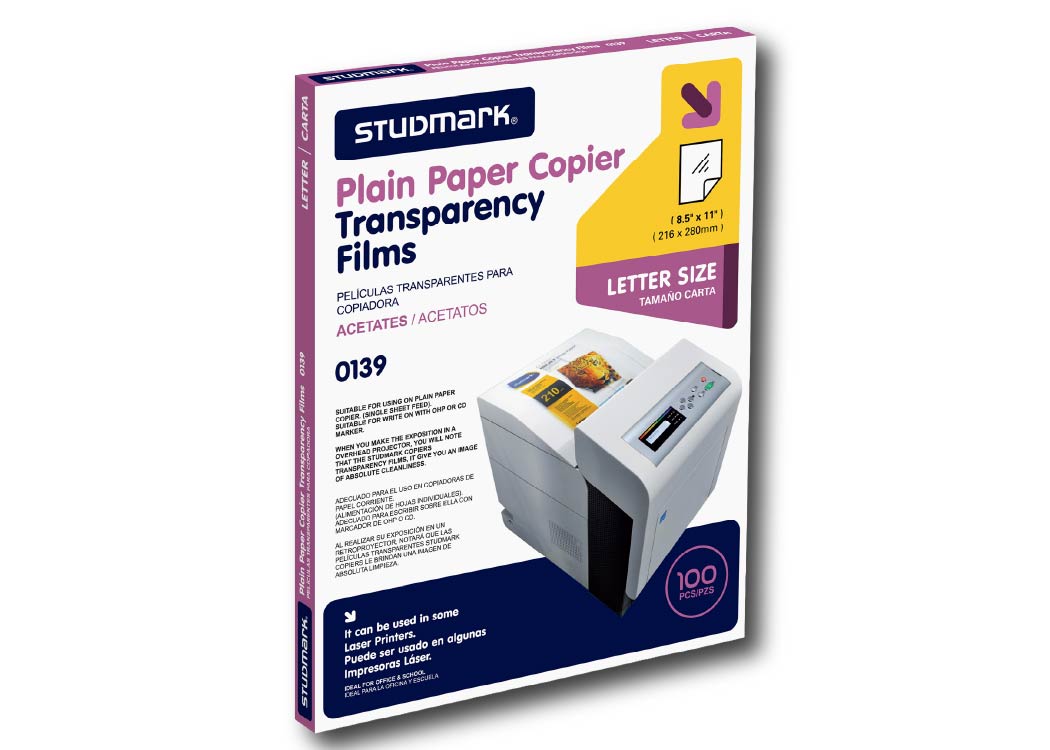 LAMINA DE ACETATO PQT 100H T/C FILMINAS